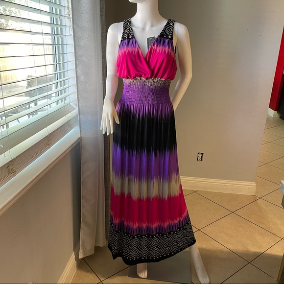 Pink New Women’s striped sleeveless dress size XL
For size 14-16 - Picture 3 of 10